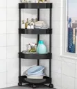 4-Tier Corner Shelf Rack - 4