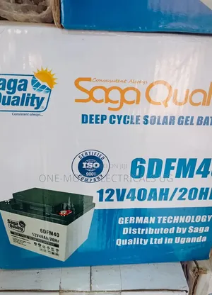 Saga Quality Gel Battery Maintenance Free 40Ah/12V