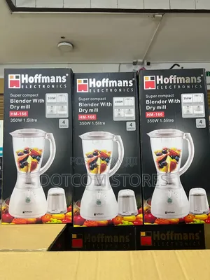 1.5L Hoffman HM-166 Compact Blender with Dry Mill