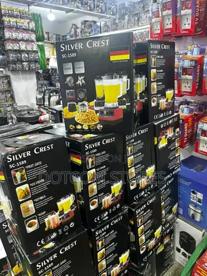Silver Crest SC-1589 Professional Commercial Blender (2.5L, Silver)