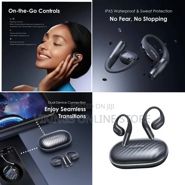 Oraimo SpaceBuds OpenArc OPN-675 ANC True Wireless Earbuds - 1