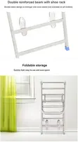 Folding Clothes Drying Rack - Stainless Steel - 3