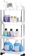 4-Tier Rolling Storage Cart with Wheels - 3