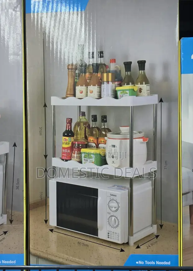 2-Tier Multi-Purpose Microwave Oven Rack - 1