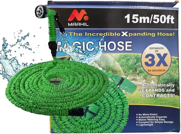 Expandable Garden Hose Pipe - 50 Ft - 1