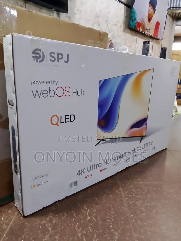 New 65" SPJ QLED Ultra HD Smart webOS LED TV - 1