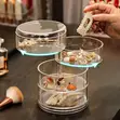 360-Degree Rotating Acrylic Jewelry Organizer - 1