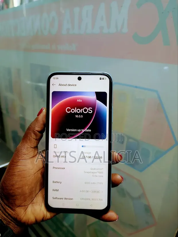 Oppo A6x 128GB Blue - 1