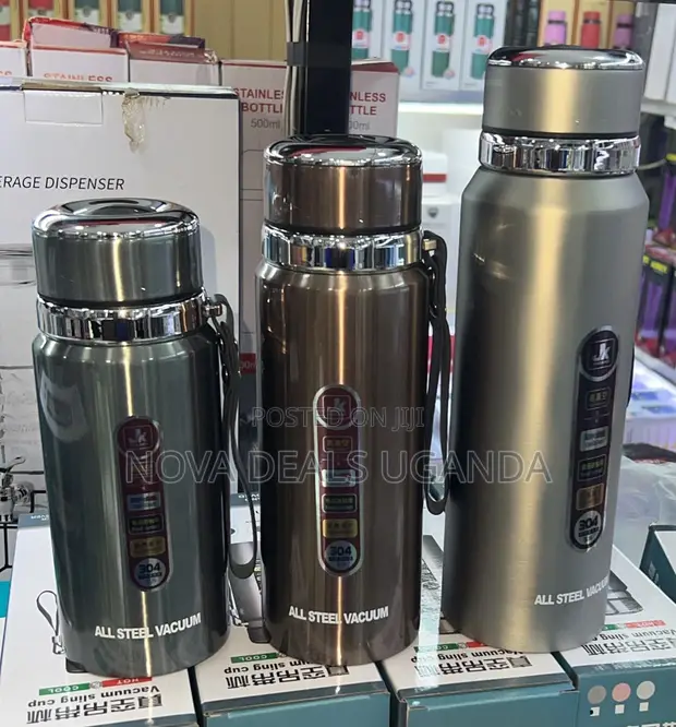 Jiakangcup 3-Size Stainless Steel Vacuum Flask - 1