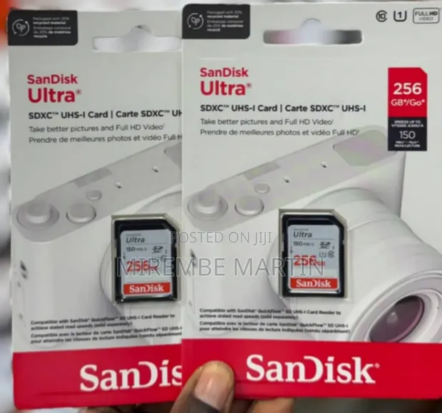 SanDisk Ultra 256GB SDXC UHS-I Memory Card - 1