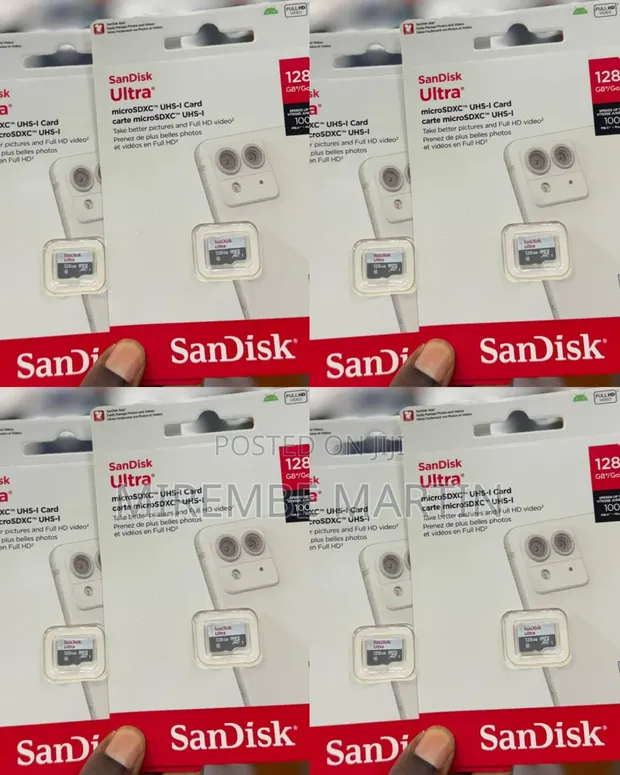 SanDisk Ultra 128GB microSDXC UHS-I Memory Card - 1
