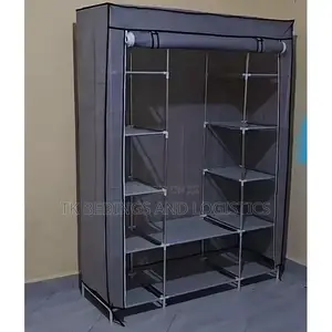 Metallic Wardrobe - 3 Column Storage
