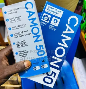 New Tecno Camon 50 256GB Orange