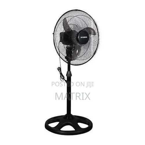 Standing Oscillating Electric Fan - Adjustable Height - 1