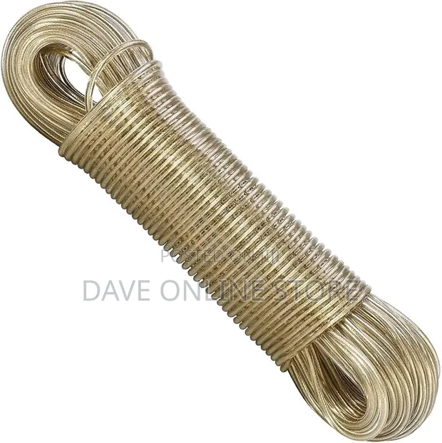20m PVC Coated Steel Wire Rope Clothesline - 1