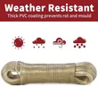 20m PVC Coated Steel Wire Rope Clothesline - 5