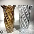 Contemporary Crystal Glass Vase - 30cm - 3