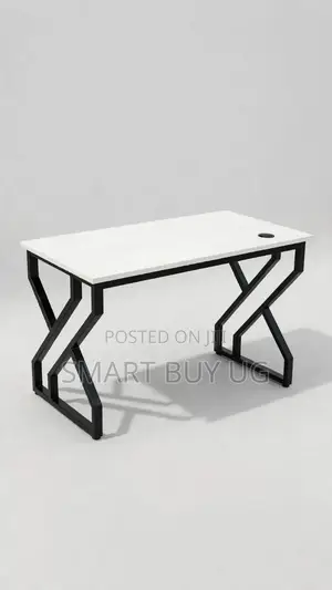 Modern Office Desk 120cm White/Black