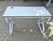 Computer Desk 120cm Wood Top + X Metal Base - 2