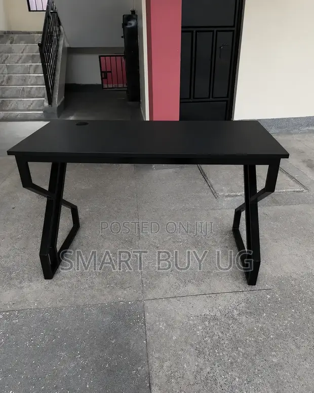 Executive Desk 120cm Black X Base Office Workstation - 1