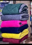 Rabbit Fur Polyester Duvet with Pillow Shams & Bedsheet - 4
