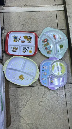 Kids Melamine Divided Dinner Plate
