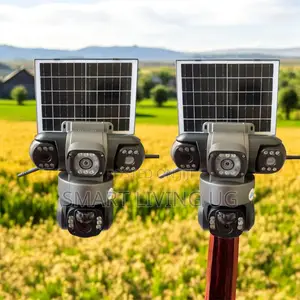 360° PTZ Solar Security Camera with Solar Panel