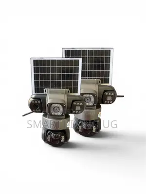 Three-Eye Solar Camera with Night Vision & Motion Detection