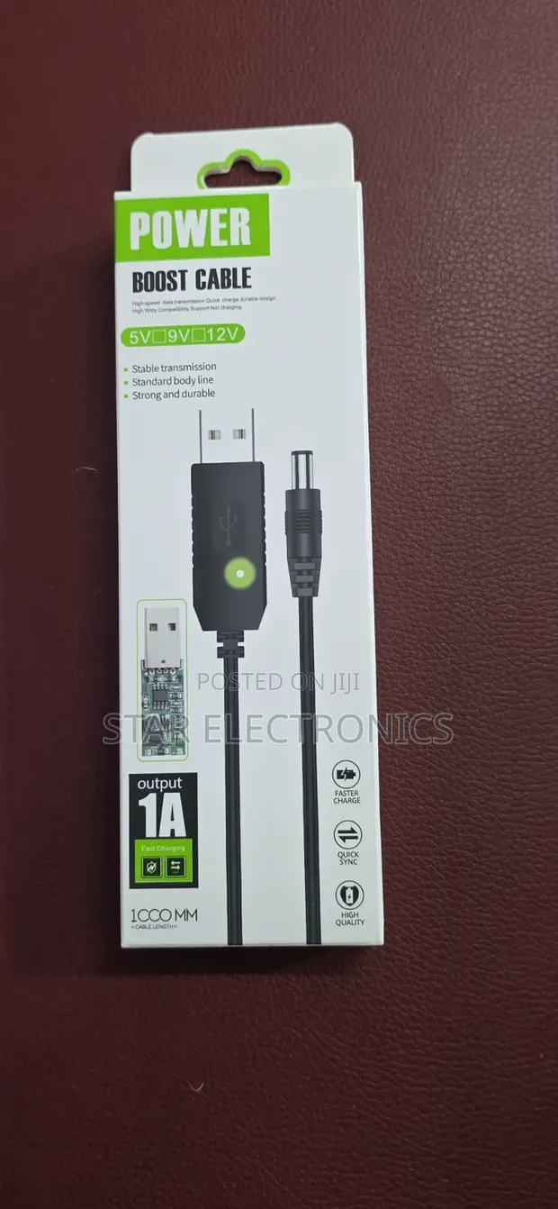 USB to DC Power Boost Cable - 1