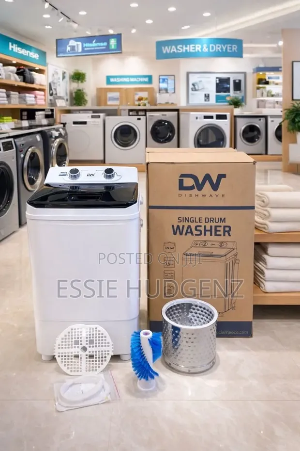 Digiwave 7.5kg Portable Single Tub Washing Machine - 1