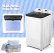 Digiwave 7.5kg Portable Single Tub Washing Machine - 3