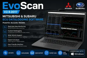 EvoScan V2.9 Mitsubishi & Subaru ECU Datalogging Software