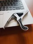 Brand New Original Mixed Silver and Black Guitar Capo - 1