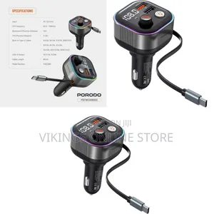 Porodo Audio Boost 65W PD Bluetooth FM Transmitter