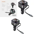 Porodo Audio Boost 65W PD Bluetooth FM Transmitter - 1