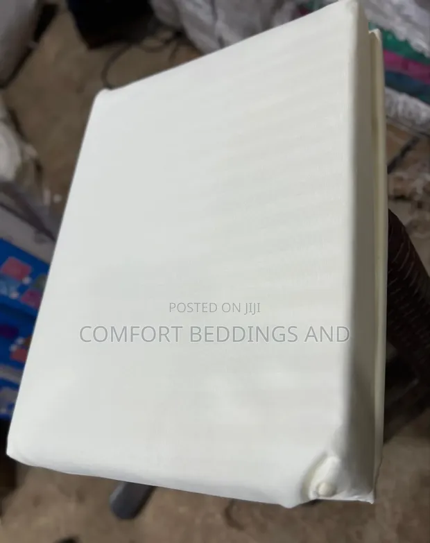 Cotton Bedsheet Set - Cream - 1