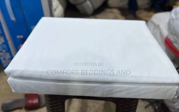Cotton Bedsheet Set - White - 1