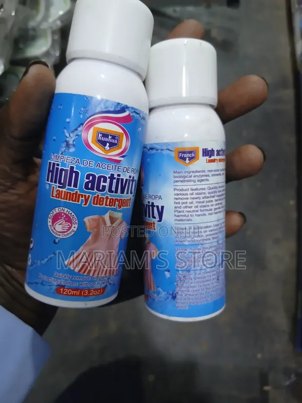 120ml Spray Bottle of High Activity Laundry Detergent - 1