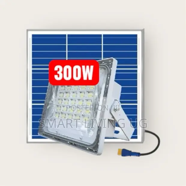Blue Carbon 300W Solar Flood Light - 1