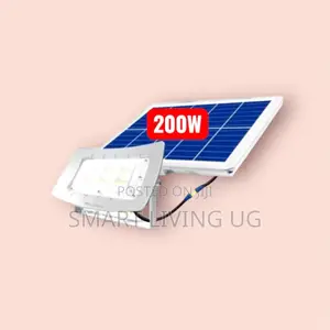 Blue Carbon 200W Heavy Duty Solar Flood Light