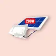 Blue Carbon 200W Heavy Duty Solar Flood Light - 1