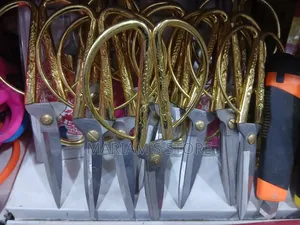 Gold-Plated Dragon & Phoenix Scissors - Tailoring, Sewing, Crafts