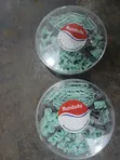 Stationery Set: Clips, Push Pins, Binder Clips in Container - 1