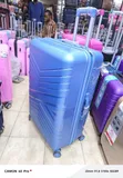 Quality Large Plastic Suitcase - 4 Wheels, 3 Handles - 2