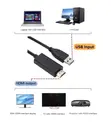 USB to HDMI Adapter Cable 1.8M - 1080P HD USB 3.0 - 4