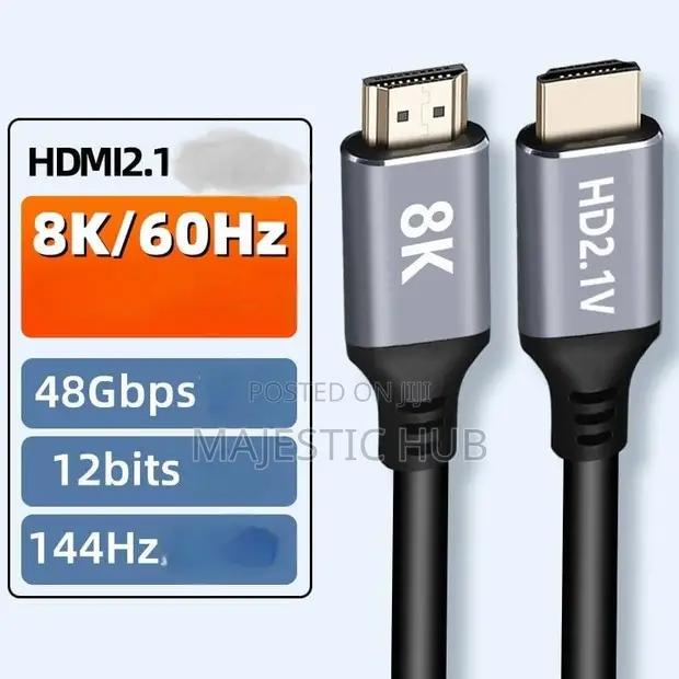 HDMI 2.1 Cable – 3M High-Speed 48Gbps UHD - 1