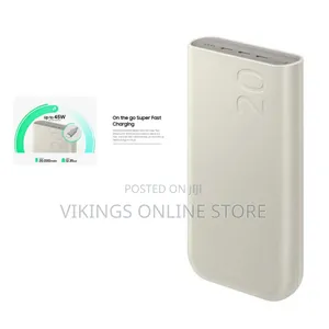 20,000mAh USB-C 45W PD Power Bank