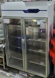 China Fresh Commercial Two-Door Glass Refrigerator - 2