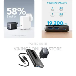 Anker PowerCore 19200mAh Power Bank with 65W Nano Charger