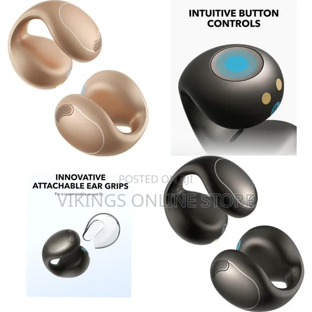 Soundcore C40i by Anker Open-Ear Clip-on Earbuds - 1
